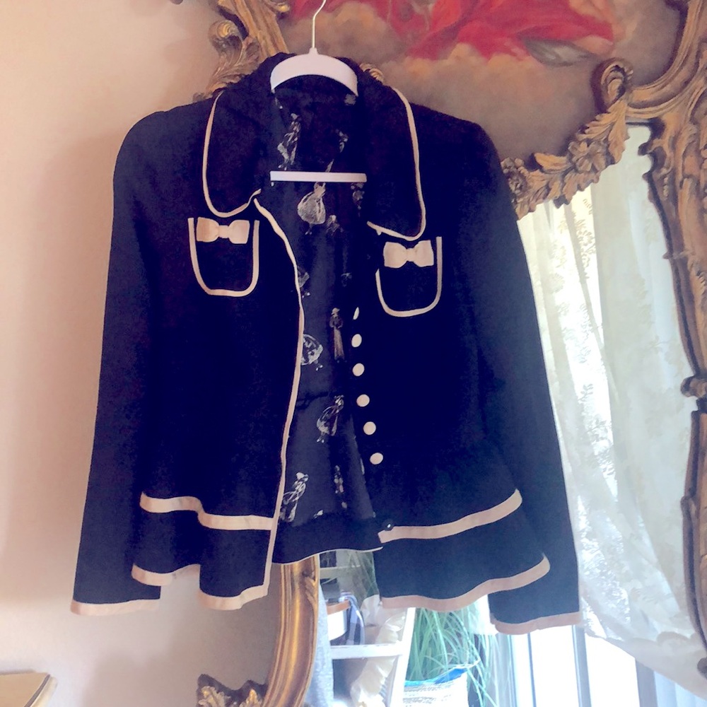 Peplum blazer